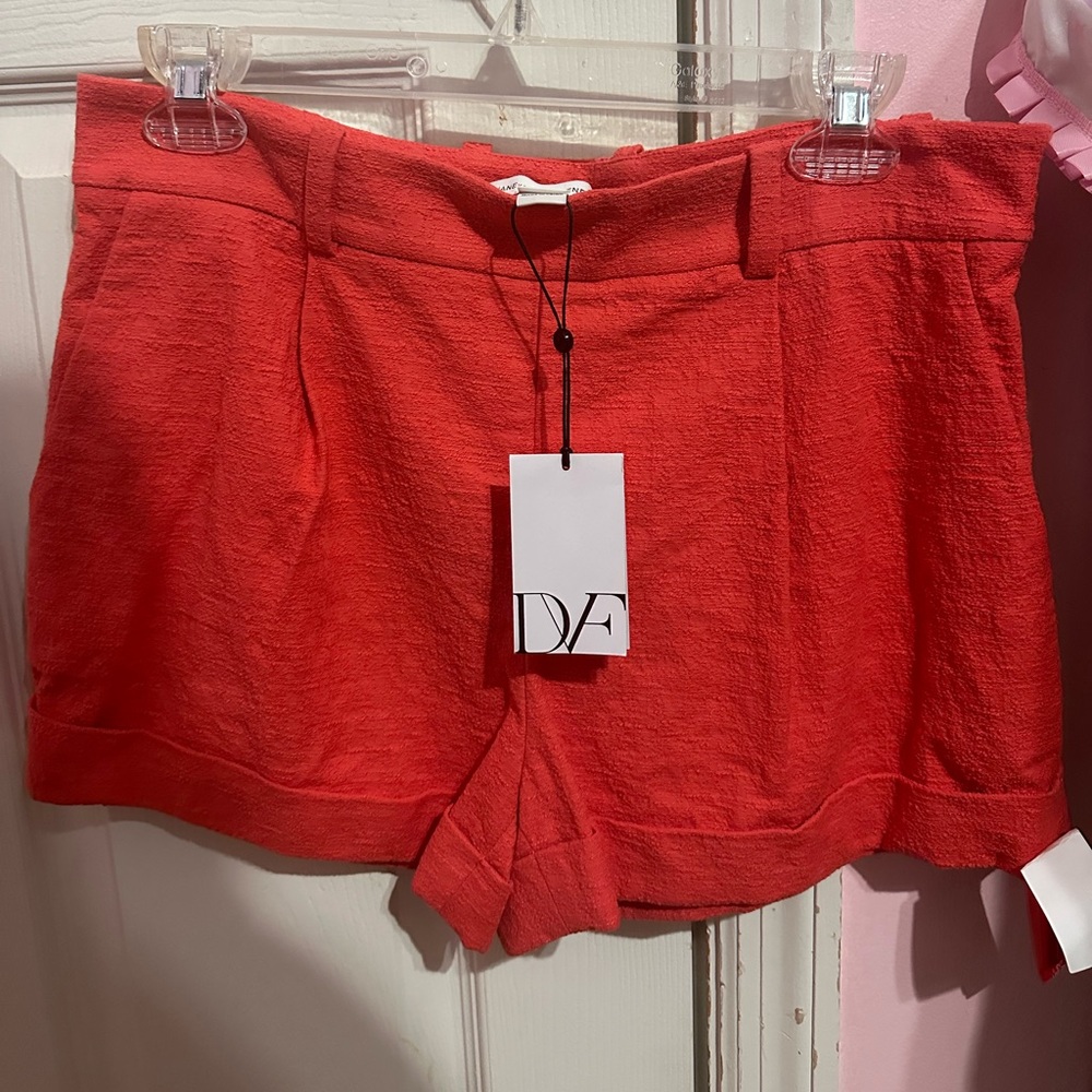 DianevonFurstenberg Pinkish red shorts